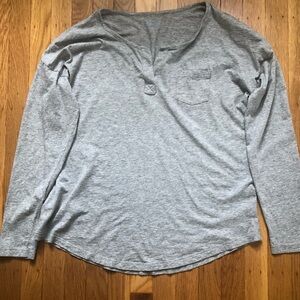 Vineyard Vines Gray Long Sleeve Top